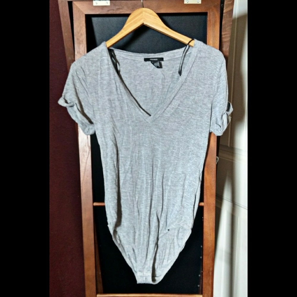 Grey Basic Onesie